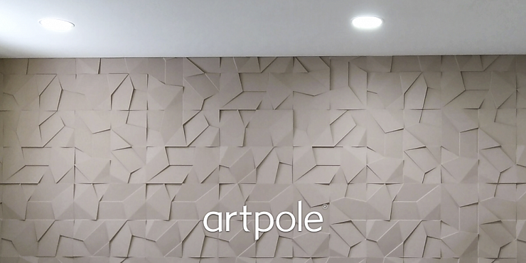 Фото 3D-панелей ARTPOLE GIPSUM/Rock к статье &laquo;Панели под покраску: как выбрать рельеф под стиль интерьера&raquo;