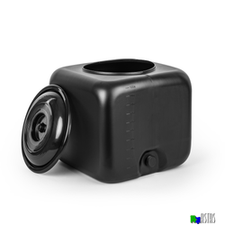 Бак для душа квадратный 100 л