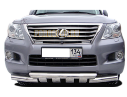 Защита переднего бампера (G) d76 для Lexus LX 570 (2013-2015)