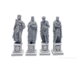 Four kings statues