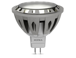 Лампа светодиодная LED 5 W/830 400Лм MR16 GU5.3 30т.ч. 220V (45х50) (аналог 40W)