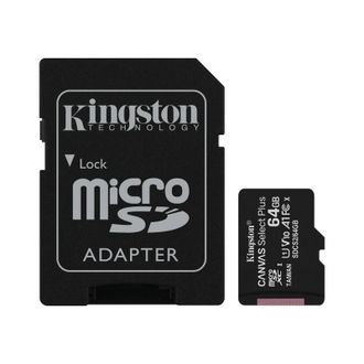 Карта памяти Kingston Canvas Select Plus microSDXC UHS-I + адаптер, SDCS2/64Gb