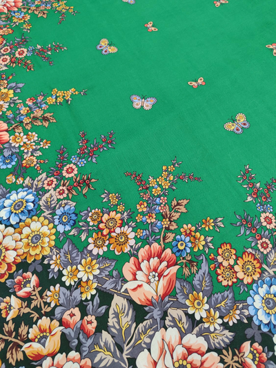 Павловопосадский платок Возьмёмся за руки, друзья 1973-9