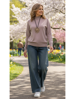 Джинсы классика "ПРЯМЫЕ ТРУБЫ" пояс на резинке синие (21080) р.32,34,36,38,40,42(р.48-58)