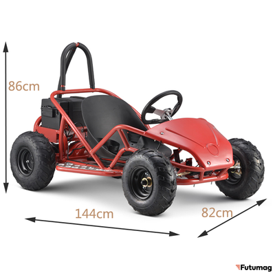 Багги GreenCamel Namib T007 (48V 1000W 20Ah R6 Дифференциал) Красный