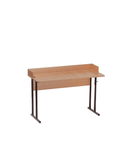 Стол ученический 2-местный с бортом