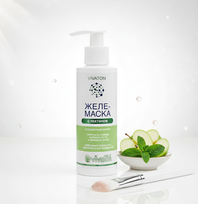 Желе-маска «Виватон» с пектином (200 мл) — Естественный пилинг и лифтинг