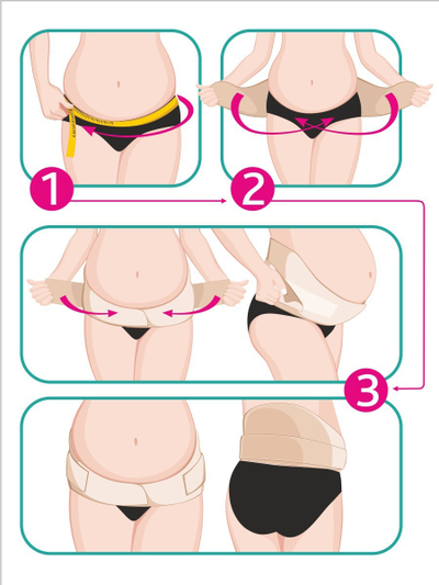 Купить белый дородовой бандаж 1444 ФЭСТ