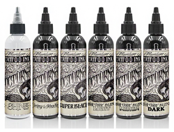 Full Set of 6 Bottles - Nocturnal Tattoo Ink (США 4 OZ)