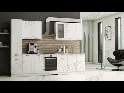 Кухня Севилья 2,0 с пеналом белый/антарес