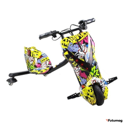 Электрический дрифт карт DRIFT CART MINIPRO T01 Желтый граффити