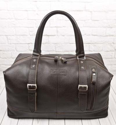 Кожаная дорожная сумка Campora brown (арт. 4019-04)