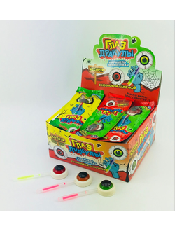 Карам. лед. на неон. пал."Глаз дракулы"*10г*30шт*12бл/&&&, шт