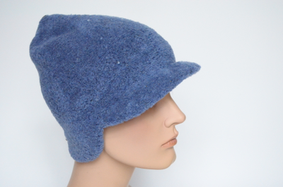 Итальянская кепка жокейка фиолетового цвета Визио