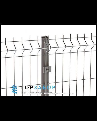Сетчатый 3D забор из прутка 5мм цинк
