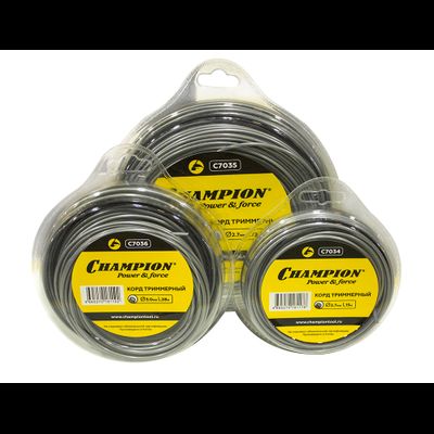 Корд трим.CHAMPION Aluminium 3.0мм*280м (круглый)+нож