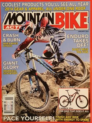 Mountain Bike Action Magazine January 2014 Иностранные спортивные журналы в Москве, Intpressshop