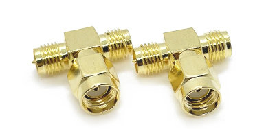 Разветвитель Т- образный SMA на 2 RPSMA Tinymons RPSMAJ-2RPSMAK X1 (1 шт.)