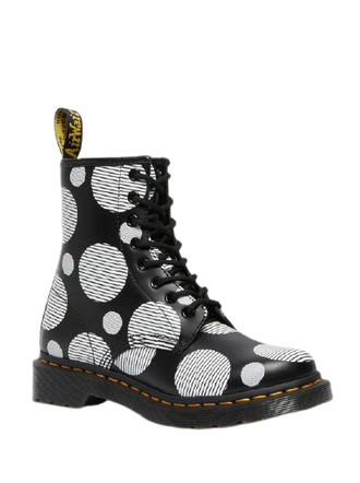 Ботинки Dr.Martens 1460 Smooth Polka Dot черные