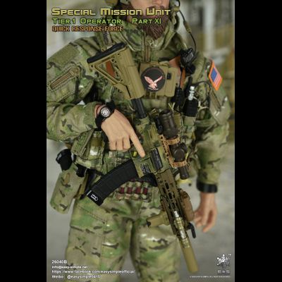 БОЕЦ СИЛ СПЕЦИАЛЬНЫХ ОПЕРАЦИЙ США - Коллекционная ФИГУРКА 1/6 scale SMU Tier 1 Operator Part XI Quick Response Force (26040B) - Easy&amp;Simple