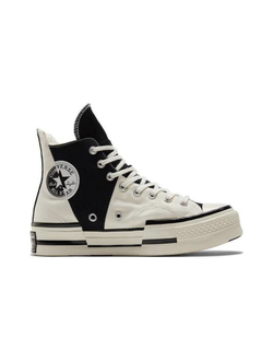 Кеды Converse Plus черно-белые высокие на платформе A01388C