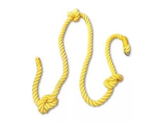 Канат для лазанья с 3 узлами (26 мм) Желтый