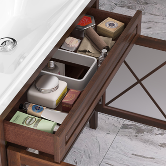 ТУМБА С РАКОВИНОЙ ПАЛЕРМО 100 СВЕТЛЫЙ ОРЕХ