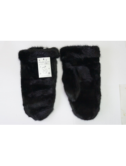 Варежки из меха норки