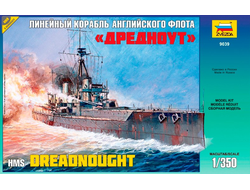 Сборная модель: (Звезда 9039) Линейный корабль английского флота "Дредноут"