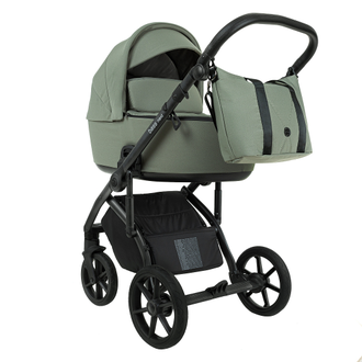 Коляска 2в1 Roan Bass Next 2.0 Sage Green / Black / руч.Black