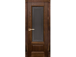 Дверь  Аристократ 4 в цвете античный орех