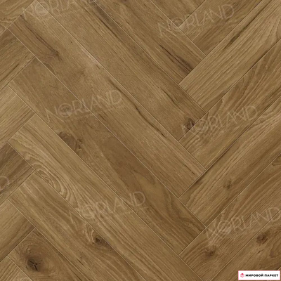 Ламинат Norland Herringbone Elegant Strong Дуб Корсика LF304-18 34 класс толщина 12 мм с фаской 1.32 м2
