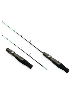 Удочка зимняя #2005-50см "BEAST/OKAMI" штекерная, стеклопластиковая (1шт)