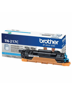 Картридж лазерный BROTHER (TN217C) HLL3230CDW/DCPL3550CDW/MFCL3770CDW, голубой, оригинальный, ресурс 2300 страниц