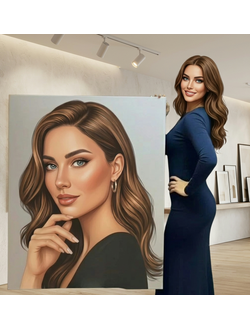 ПОРТРЕТ ПО ФОТОГРАФИИ НА ХОЛСТЕ