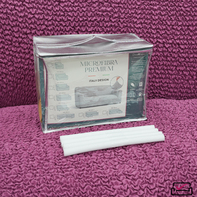 Чехол на 3х местный диван Микрофибра Малберри. Защита мягкой мебели от животных.