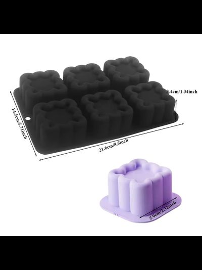 Силиконовая форма для муссовых десертов 17,5*16,5см, 4 ячейки купить в Калининграде