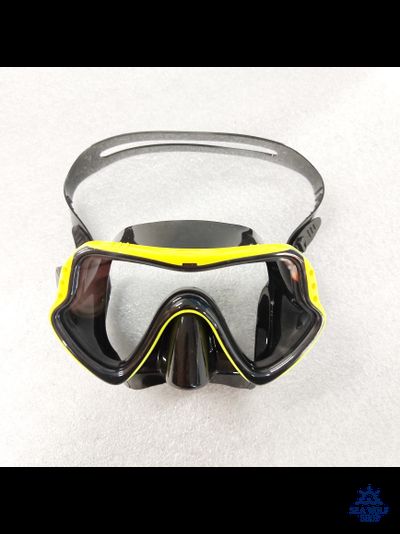 Маска для дайвинга DIVEMASK монолинза силикон б/б