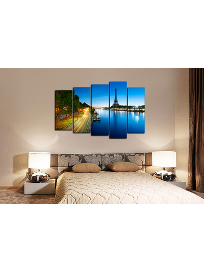 Модульная картина &quot;Ночной Париж&quot;