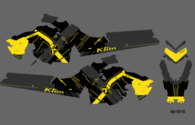 Наклейки на снегоход Polaris Axys 2016 2017 2018 2019 2020 #1816