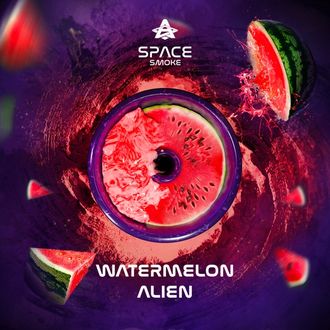 Паста для кальяна Space Smoke 30гр WATERMELON ALIEN — арбуз и ментол