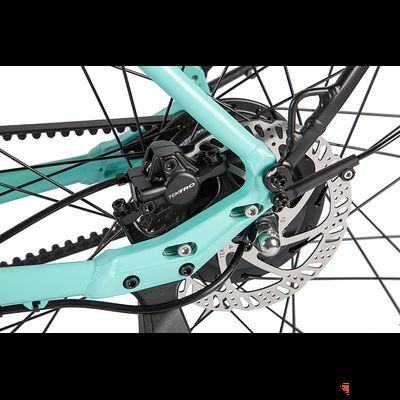 Электровелосипед Eltreco Olymp бирюзовый