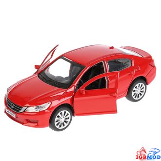 Машина металл &quot;HONDA ACCORD&quot; красный 12,5 см (Технопарк) арт.ACCORD-RD