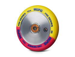 Колесо HIPE 110mm розовый/желтый