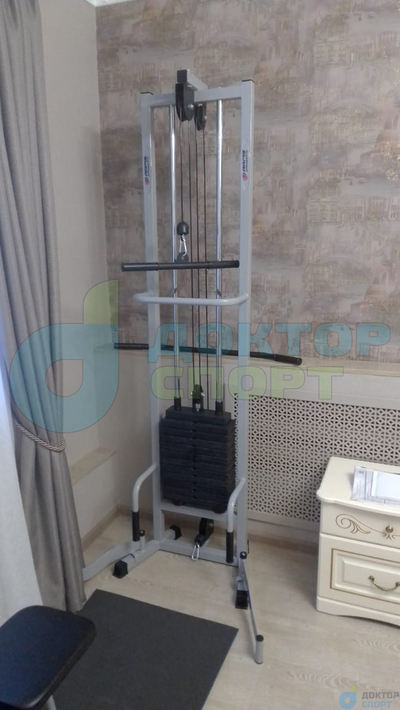 "Компакт" 60 кг со скамьей (металлические обрезиненные плиты)