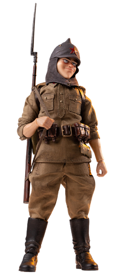 Красноармеец Антон (диверсант) - КОЛЛЕКЦИОННАЯ ФИГУРКА 1/12 Bean Gelo series - Anton (BGS022) - POPTOYS