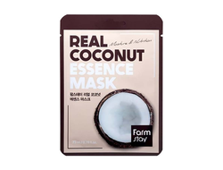 Маска тканевая Farmstay Real Coconut Essence Mask с экстрактом кокоса