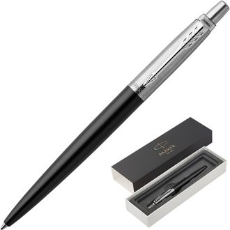 Ручка шариковая PARKER JOTTER BOND STREET BLACK CT, синий, 0,8мм, 1953184