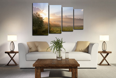 Модульная картина "Прекрасное начало дня"