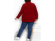 Толстовка женская флисовая больших размеров  арт. КРТЛ- / 174166-843 (цвет бордо) Размеры 64-78